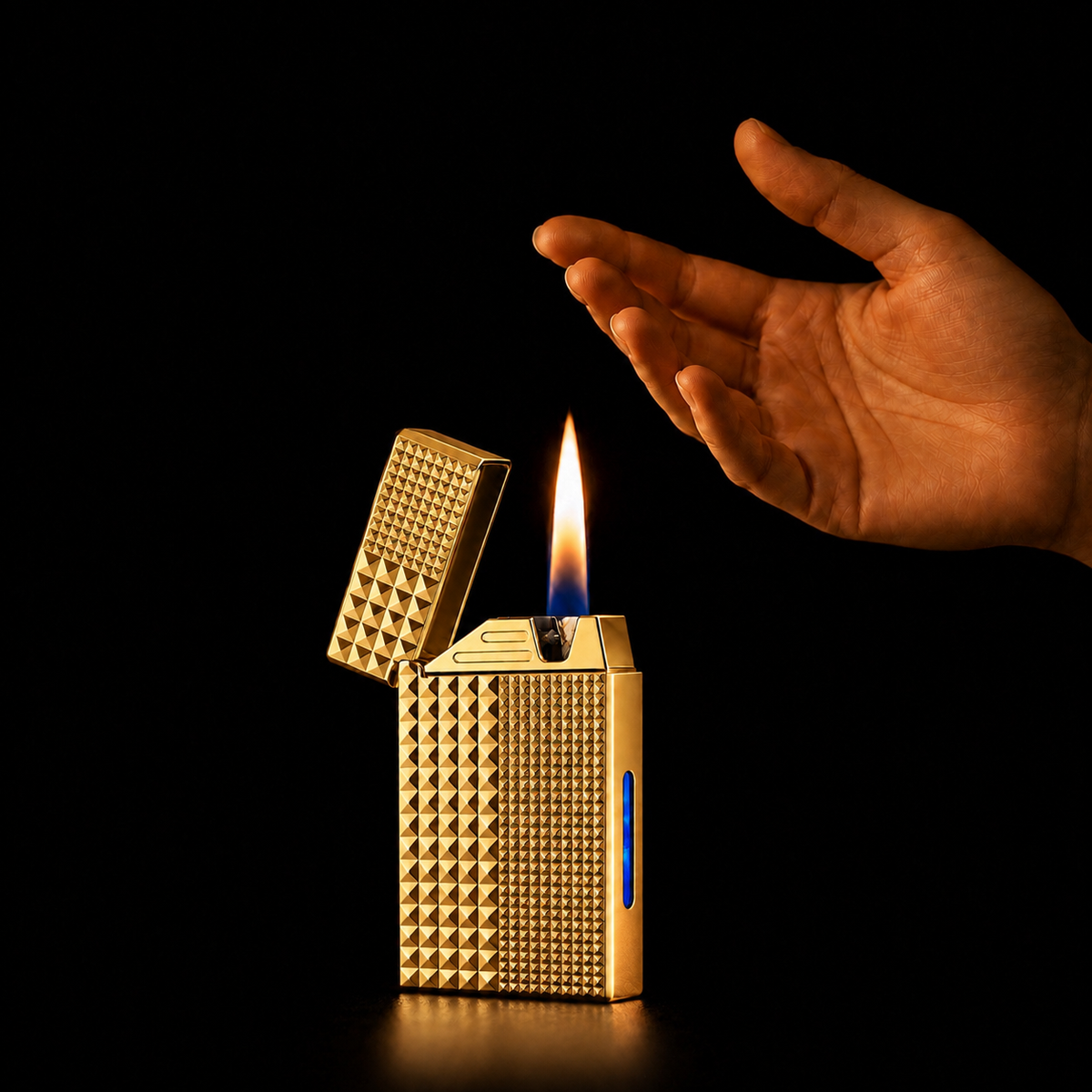 La flamme répond.