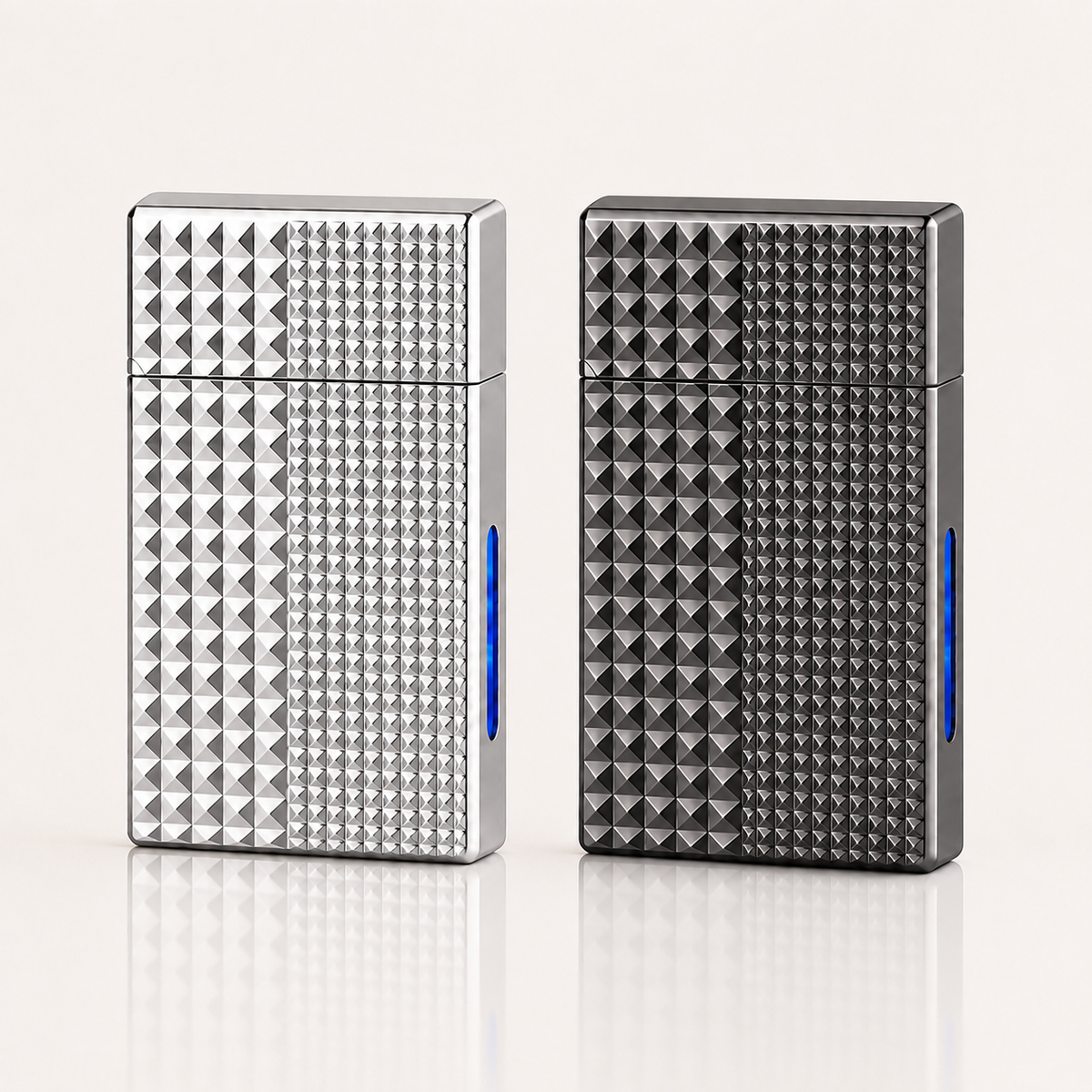 HUO — Duo Argent Brossé et Gunmetal — vue 1