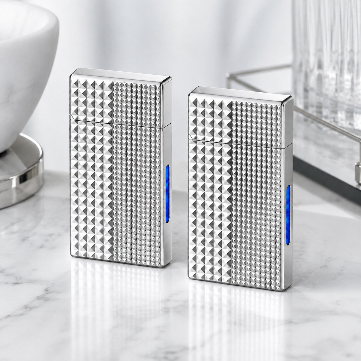 HUO — Duo Argent Brossé x2 — vue 2