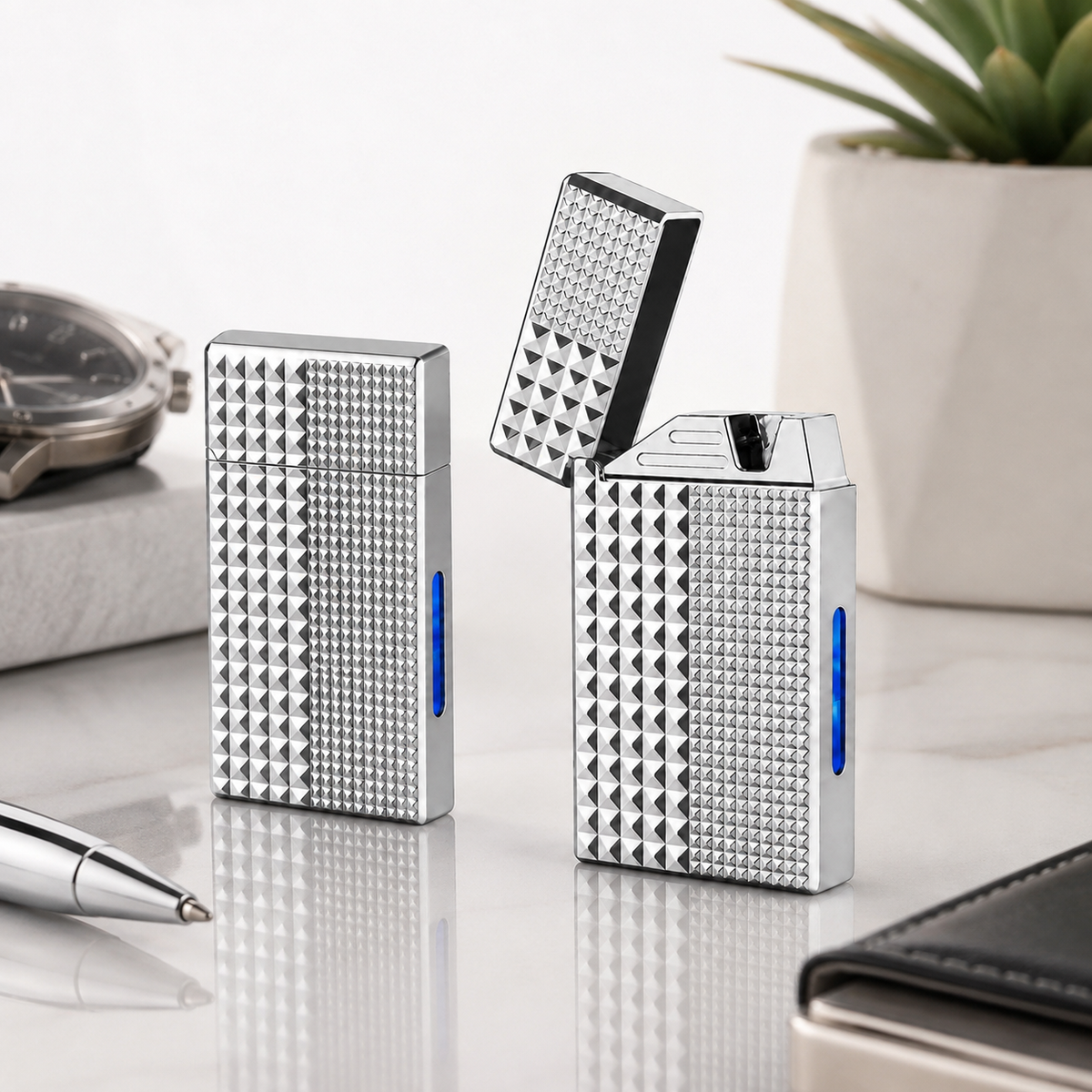 HUO — Duo Argent Brossé x2 — vue 4